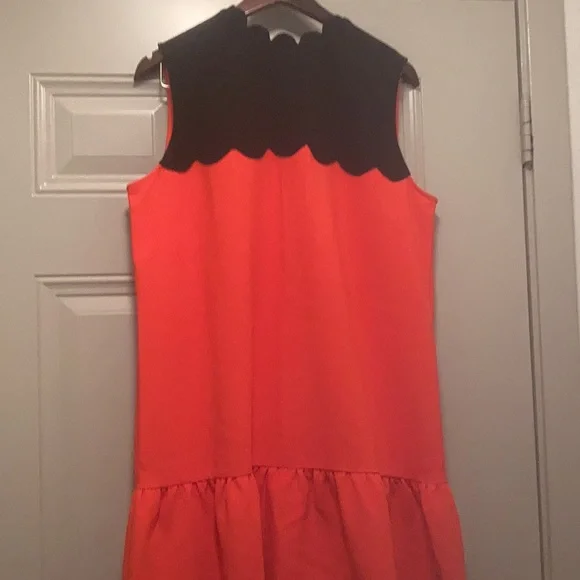 Victoria Beckham for Target Black and Orange Dress| Sz L - Picture 3 of 13